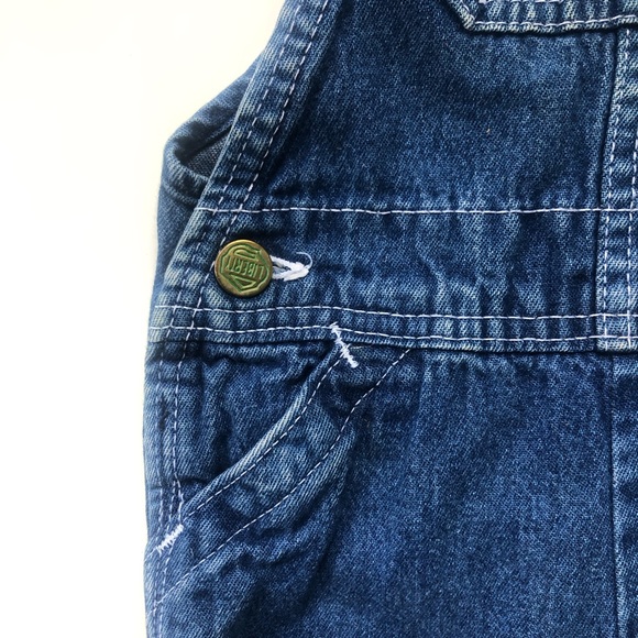 Vintage Liberty Denim Jean Overalls Toddler Kids 24 Months - Picture 3 of 7